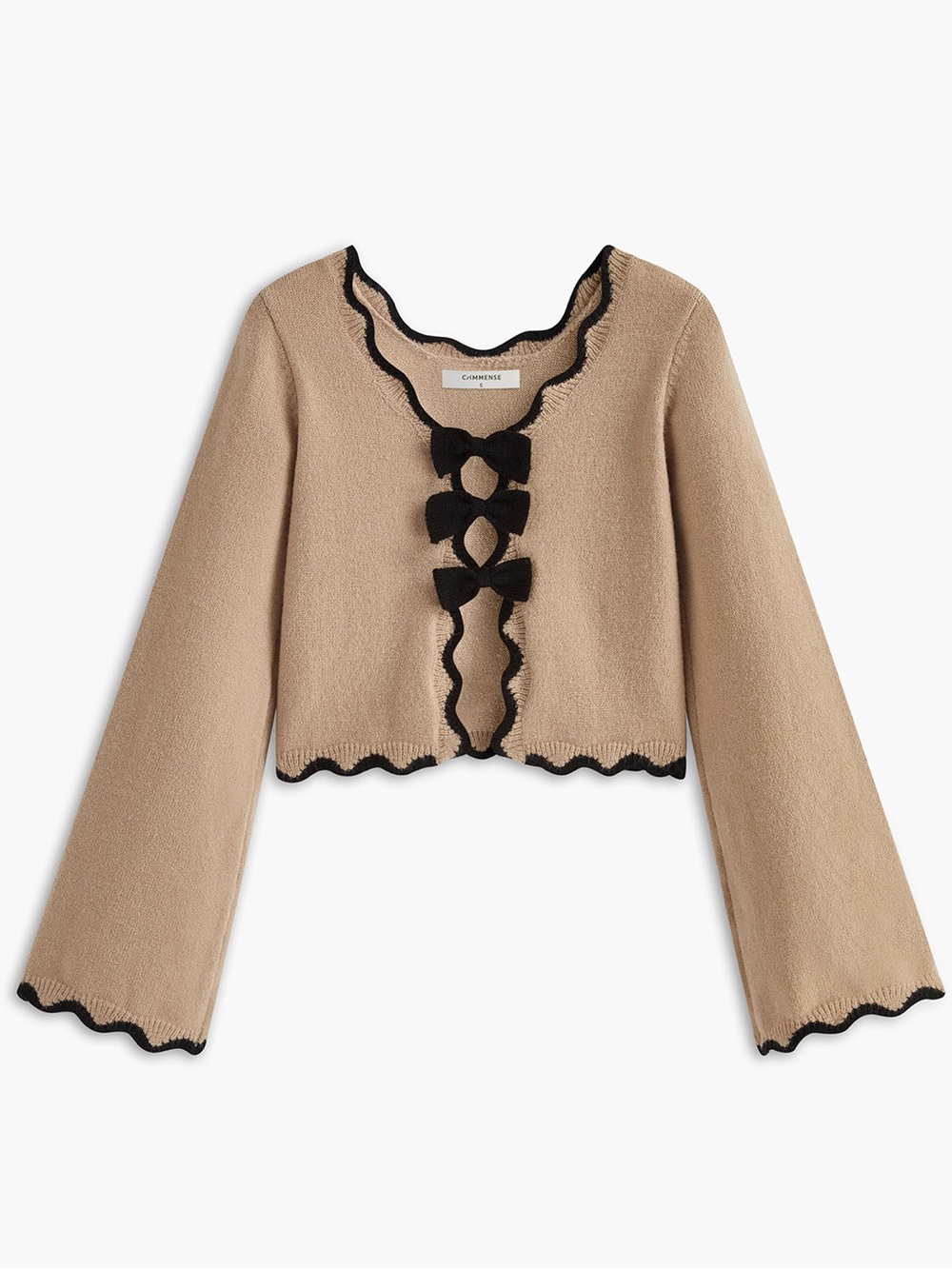 Commense NWT Minimalist Coquette Cropped Sweater Women's Medium
